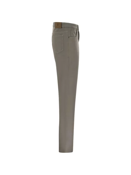 Pantaloni Brunello Cucinelli cu 5 buzunare gri