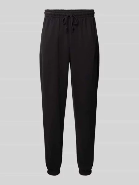 Spodnie dresowe z elastycznym ściągaczem Calvin Klein Underwear czarne