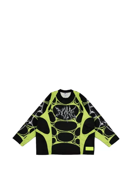 Decupat tricou Nike cu autograf alergare albastru