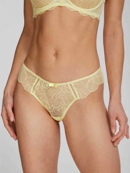Женские прозрачные трусики DANDELION жовті