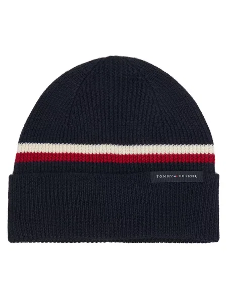 TOMMY HILFIGER Kape ecru / temno / rdeča modra