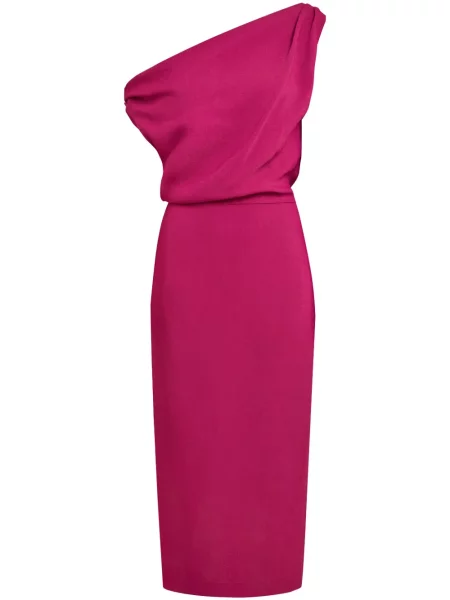 Sukienka midi 16arlington do kolan garniturowa różowa