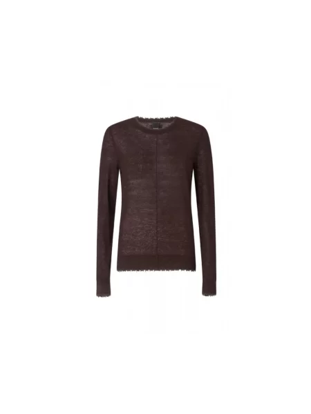 Sweter Pinko brązowy