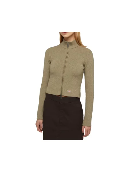 Lniany sweter Dickies zielony