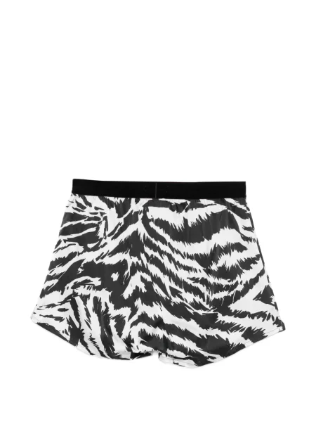 Zebra mintás zokni Tom Ford nyomtatás fehér