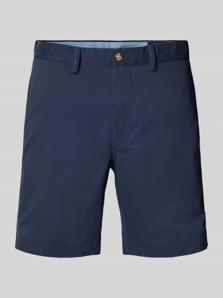 Krótkie szorty Polo Ralph Lauren ze stretchu bez obcasa granatowe