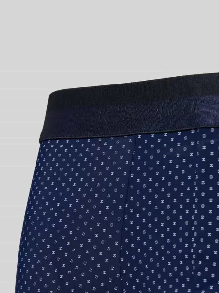 Bokserki z elastycznym z logo model ‘Max’ Hom granatowe