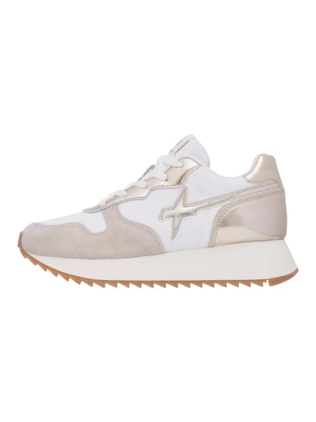 Sneakersy W6yz zamszowe białe