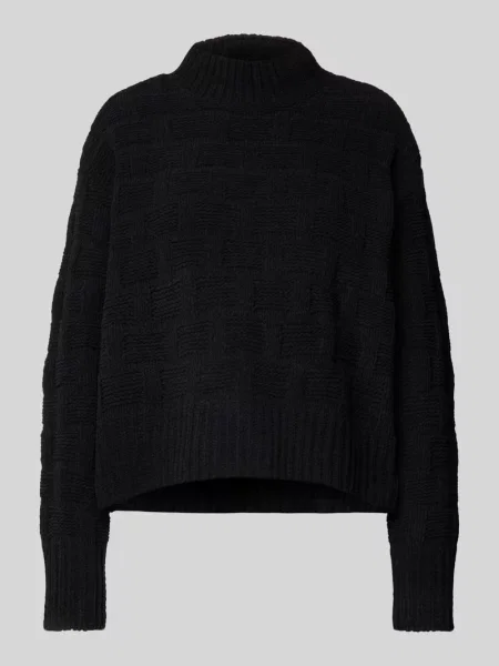 Sweter ze stójką model ‘ISA’ Vero Moda czarny