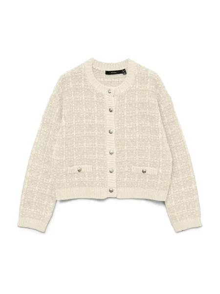 VERO MODA Geacă tricotată VMHEATHER' bej