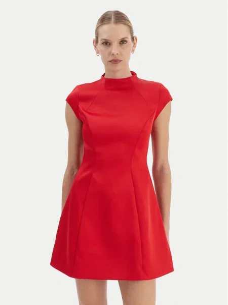 Bardot Rochie cocktail Delphi roșu