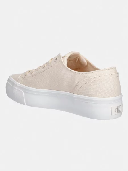 Calvin Klein Jeans VULC FLATFORM LOW CV MG tenisówki beżowe
