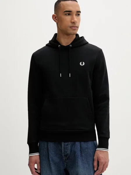 Fred Perry dukserica sa kapuljačom ženska crna