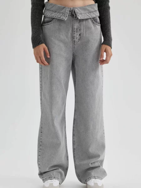 Pantaloni Defacto gri