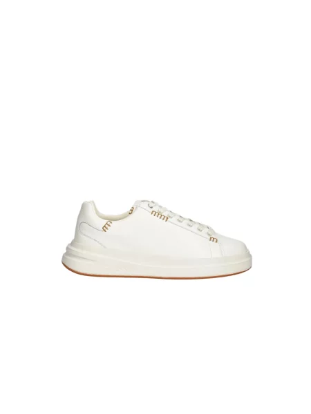 Guess sneakersy ELBA beżowy FMTLBA białe