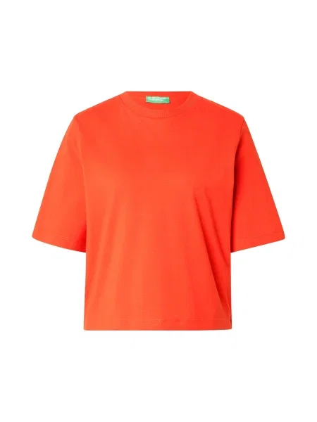 UNITED COLORS OF BENETTON Tricou orange roșu