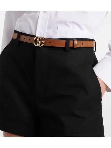 Curea Gucci din piele maro