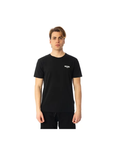 Koszulka Moschino z logo czarna