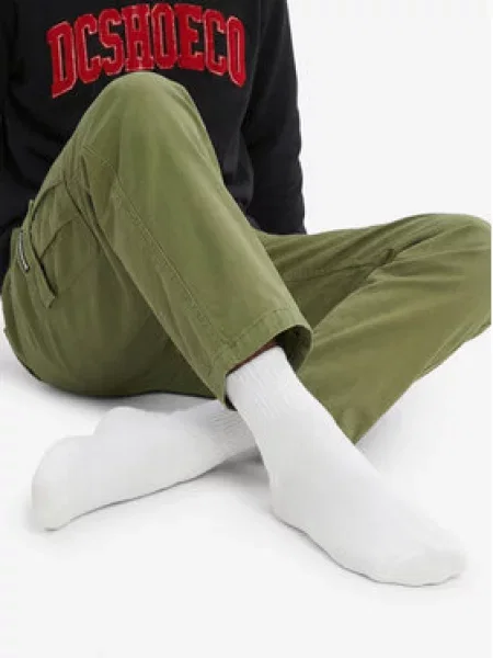 Dlouhé ponožky DC Shoes bílé