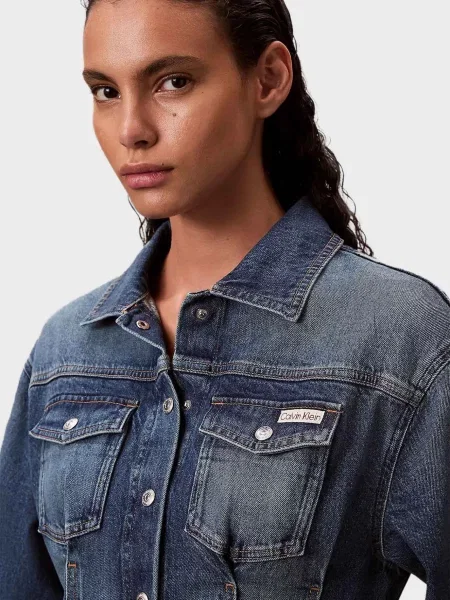 Джинсовое платье Calvin Klein Jeans синее