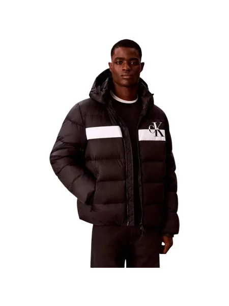 Geacă de blugi Calvin Klein Jeans negru