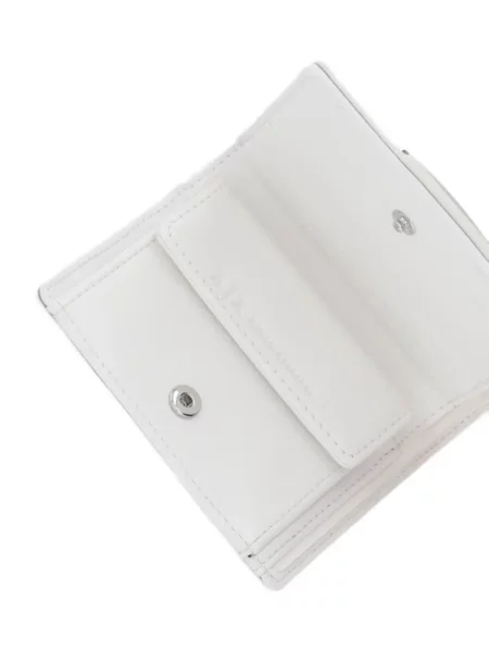 Portofel Armani Exchange cu autograf alb