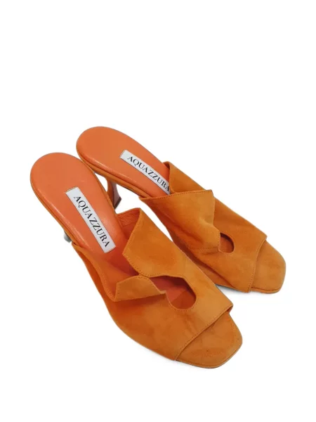 Szarvasbőr mules Aquazzura narancsszínű