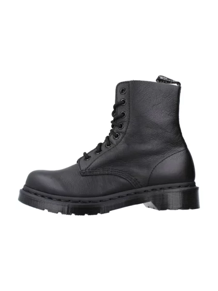 Botki Dr. Martens sznurowane skórzane retro czarne