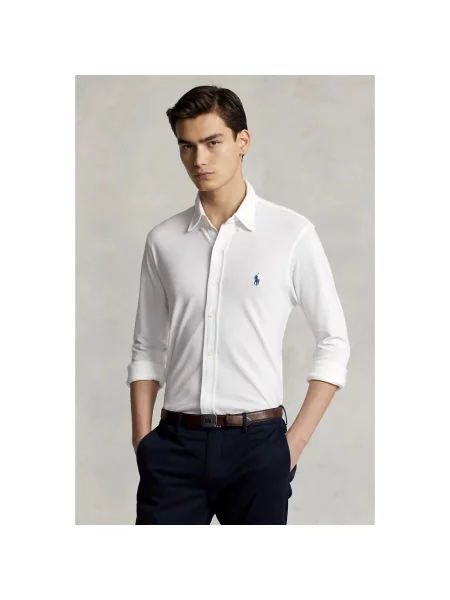 Koszula casualowa z bawełny Polo Ralph Lauren biała