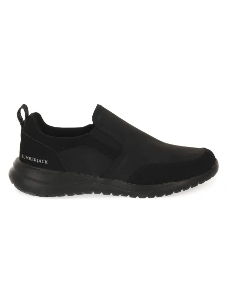 Pantofi Lumberjack slip-on negru