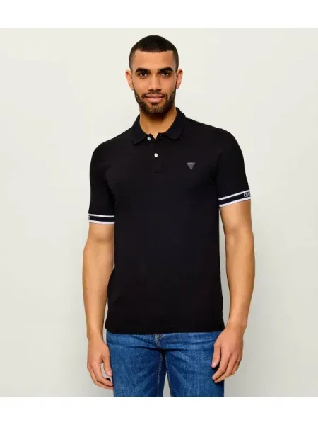 Tricou polo Guess negru