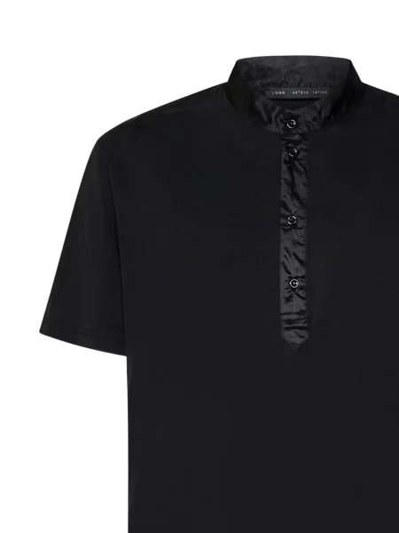 Apykaklė trumpas polo marškinėliai Low Brand juoda