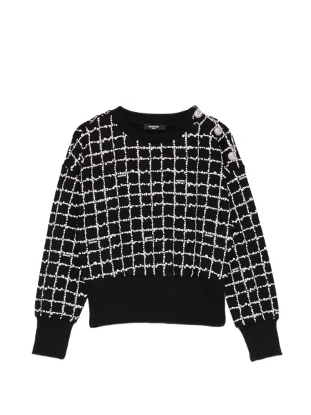 Bluza dziecięca Balmain czarna