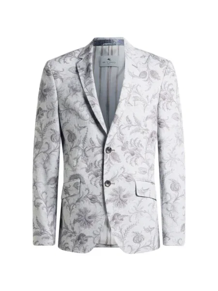 Geacă Etro cu model floral gri