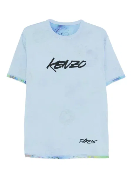Tricou Kenzo cu imagine albastru