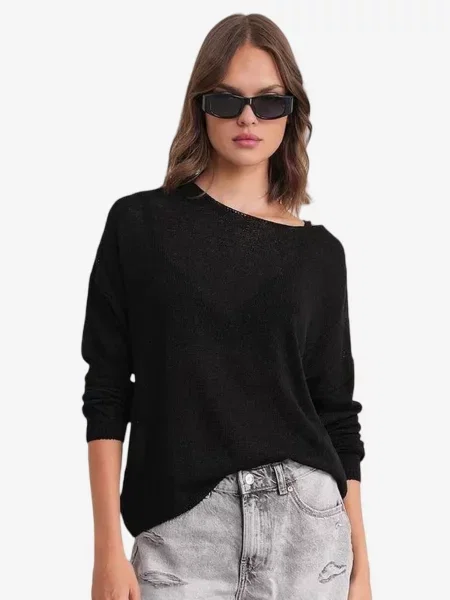 MixRay Svetr Pullover' černá