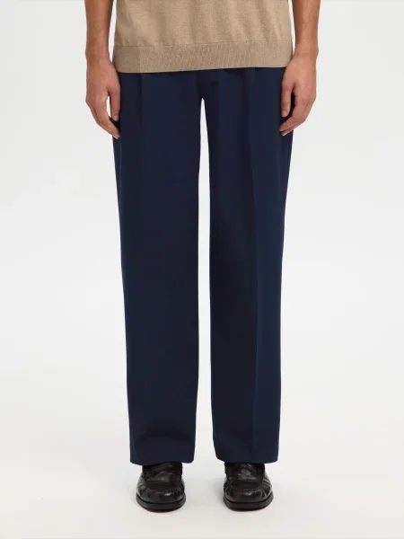 SELECTED Pantaloni bleumarin