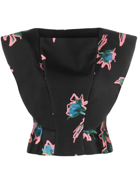 Top Philosophy Di Lorenzo Serafini cu model floral cu imagine negru