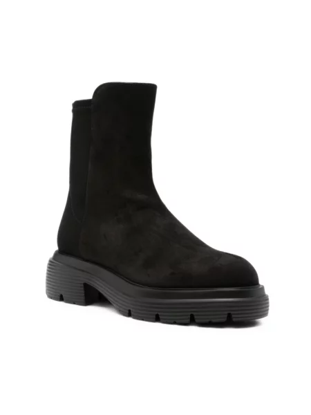 Botki Stuart Weitzman zamszowe czarne
