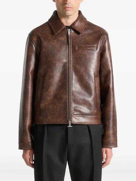 Geanta de piele Manière De Voir maro