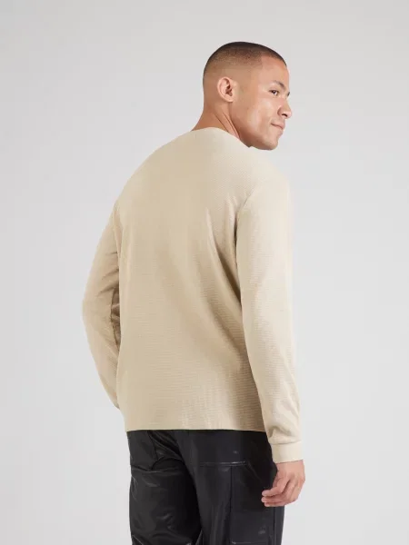 Calvin Klein Jeans Tričko mokka / červená biela