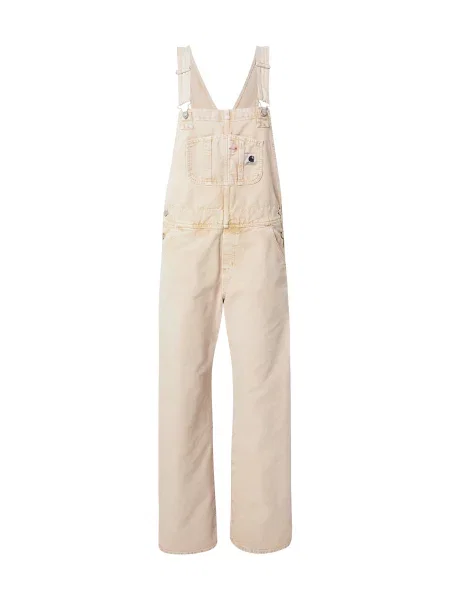 Tregerice Carhartt WIP W Bib Overall Straight bež