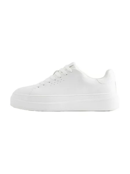 Sneakerși Pull&bear alb