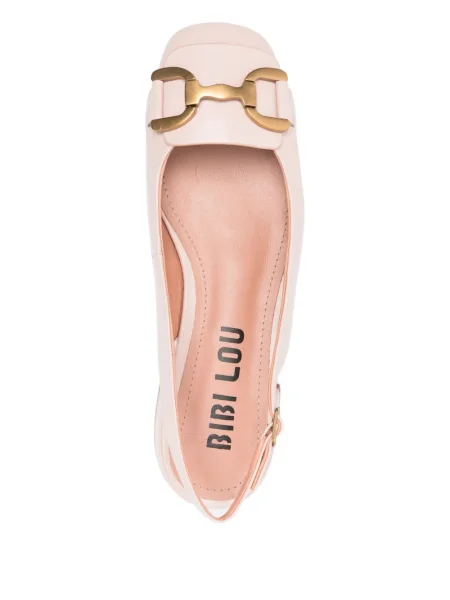 Pantofi cu toc Bibi Lou din piele roz