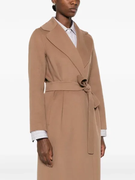 Opasan kaput 's Max Mara s reverom smeđa