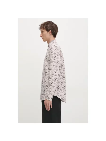 Paul Smith koszula regular z kołnierzykiem klasycznym beżowy