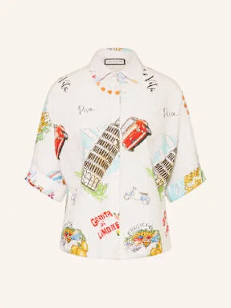 Sem Per Lei Bluzka Z Rękawem weiss biała