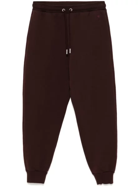 Pantaloni Ami Paris maro