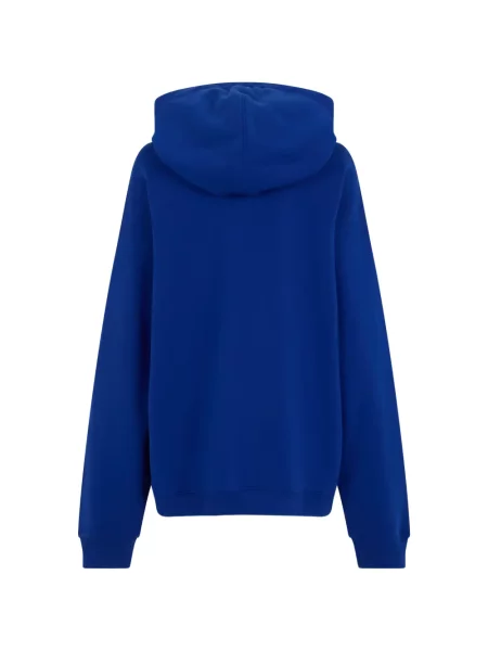 Hanorac cu glugă Moschino cu imagine albastru
