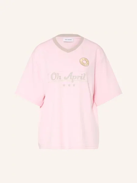 Oh April Mikiny Trikot světle růžová / tmavě / světle zelená žlutá